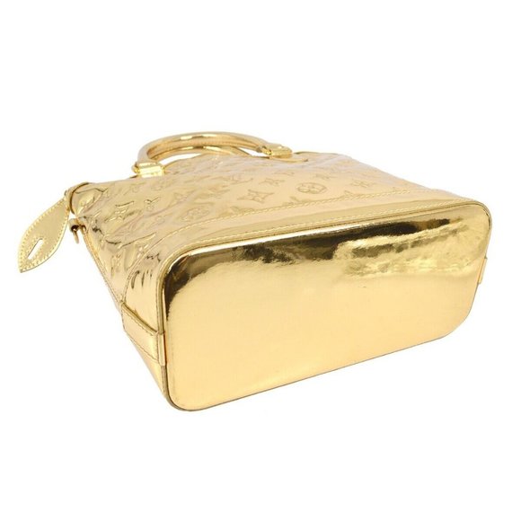 Louis Vuitton Gold Monogram Miroir Lockit Handbag - Picture 3 of 8